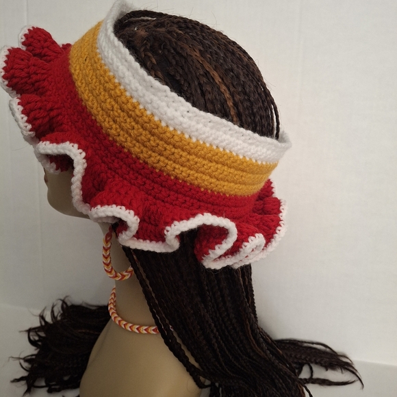 Open Top Bucket Ruffle Hat - Picture 6 of 6